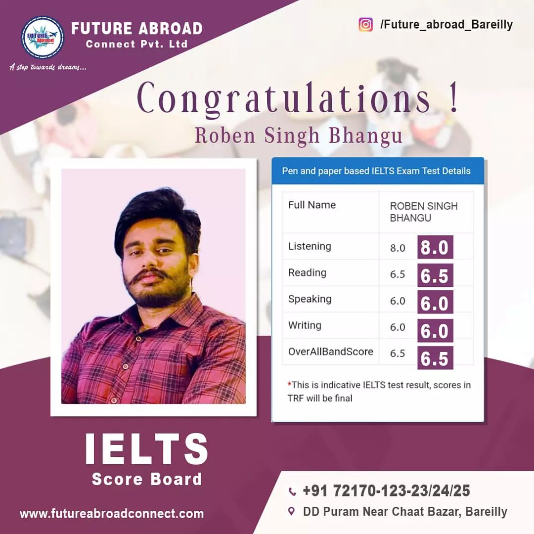 IELTS Student at Future abroad Connect Bareilly