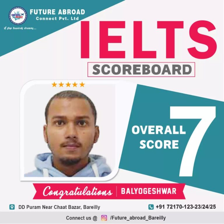 IELTS Student at Future abroad Connect Bareilly